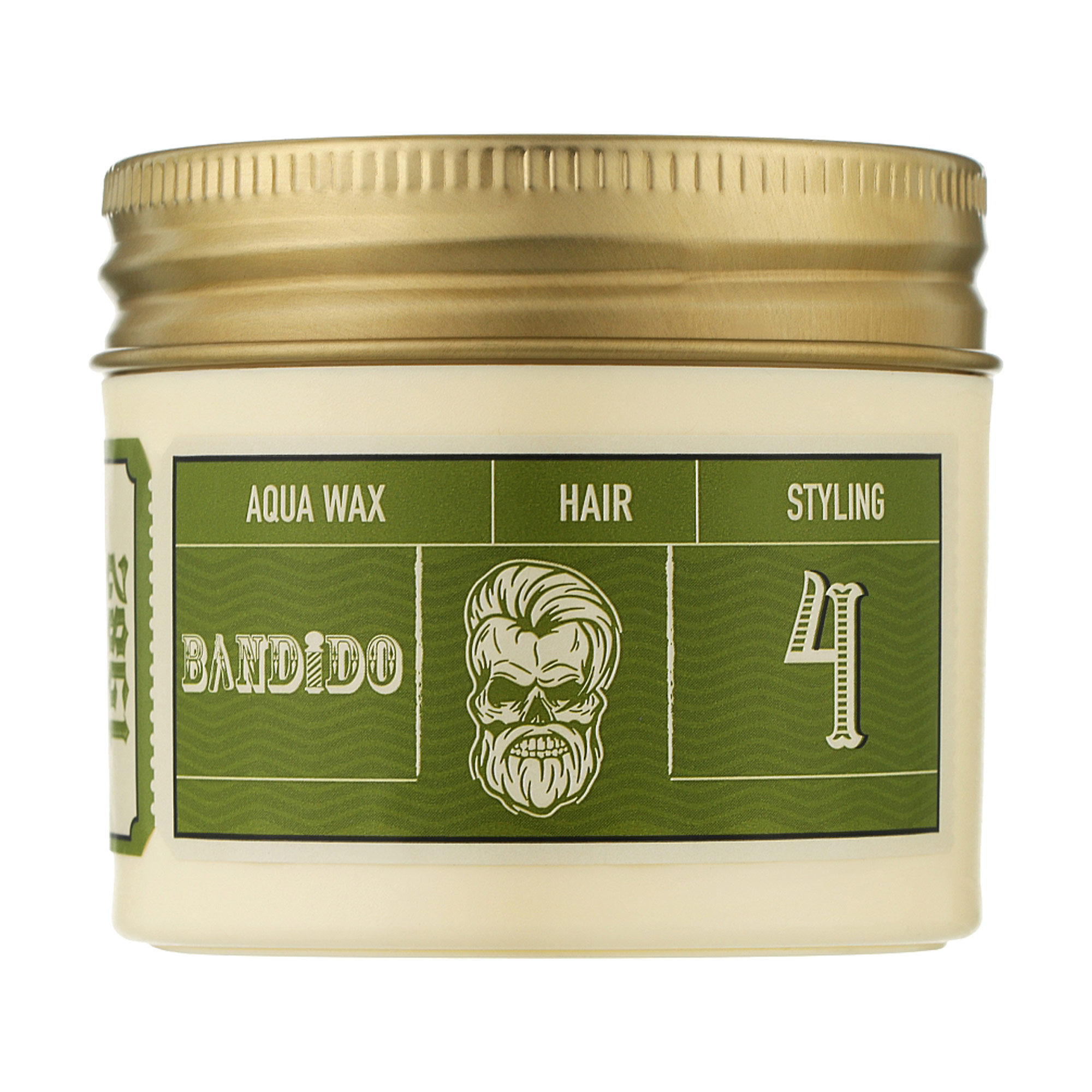 Чоловічий віск для укладання волосся Bandido Aqua Wax 4 Light Green на водній основі, легкої фіксації, 125 мл