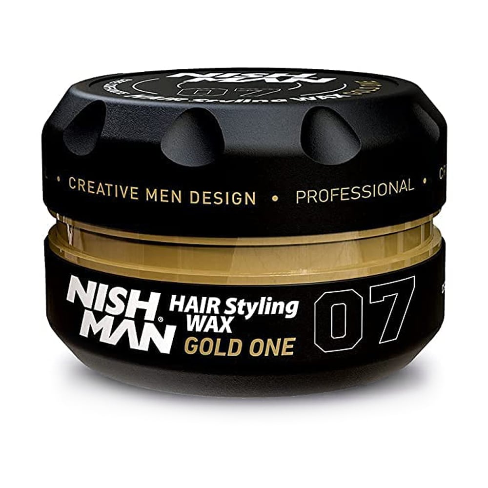 Чоловічий віск для укладання волосся Nishman Hair Styling Wax 07 Gold One, 150 мл